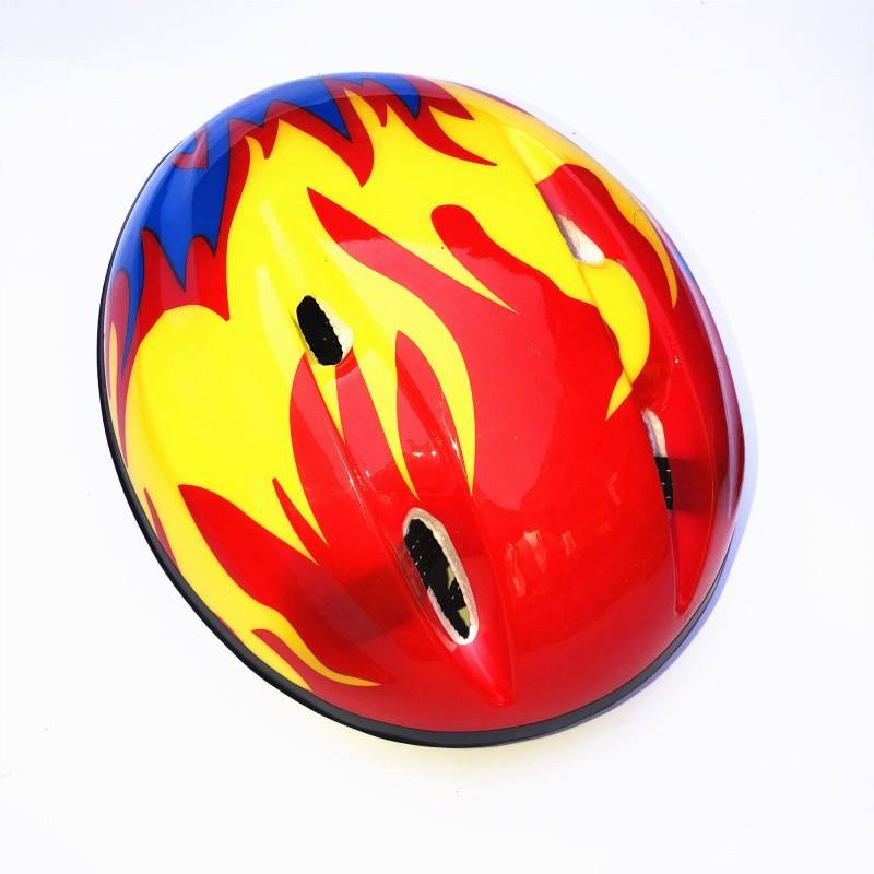 หมวกกันน็อคสีแดง