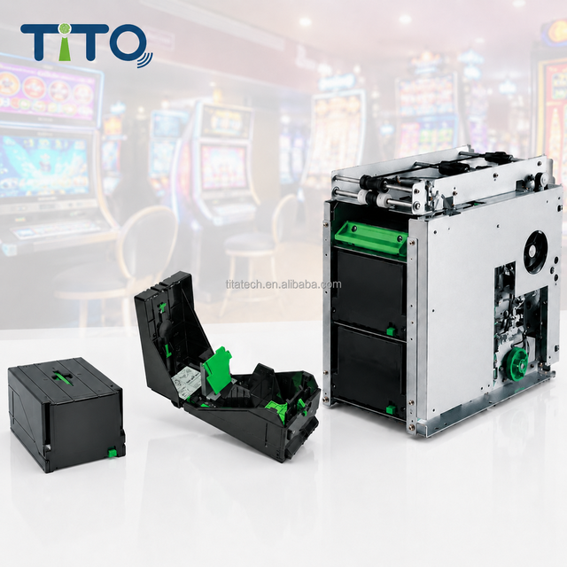 ATM Parts Fujitsu F53 Kiosk Parts No Double Redeem Cash Dispenser 2-6 Cassettes 3000 Notes Steel Cabinet Android/Windows