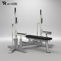 Grande Remise – Machine de Musculation Professionnelle de Compétition pour Presse à Plat, Sûre, à Charge par Plaques, pour Musculation Poitrine et Dos