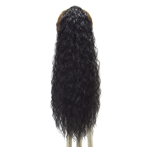 Nouveautés : Queue de cheval synthétique ondulée en fibre de maïs, extension de cheveux bouclés, postiche à enrouler pour femmes noires - Product Image 3