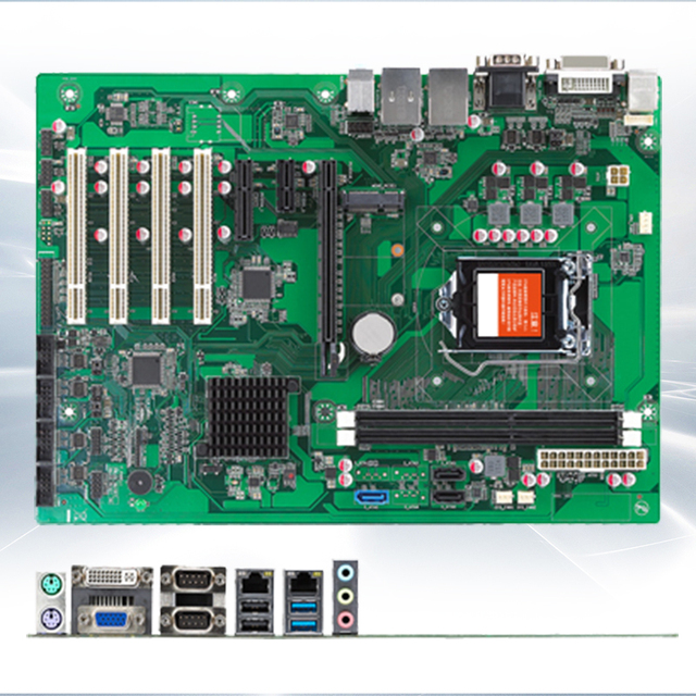 Embedded Rs485 Industrial Level ATX  Panel Pc Motherboard with Rich I/O Ports Rich PCIE and PCI Slots H81 Chipset 4th-i3/i5/i7