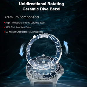 NORTH EDGE 2026 NEW ABYSS Solar Powered <b>Dive</b> Quartz Luxury <b>Watch</b> 200M Waterproof <b>Dive</b> Sports <b>Watches</b> 316L Steel 180+ Day Power - Product Image 2