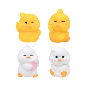 Micro-paysage <span class=keywords><strong>en</strong></span> mousse Weij, adorable petit canard jaune, accessoires de jardinage DIY, boîte à surprises décorative, petite décoration pour voiture ou bureau - Product Image 1