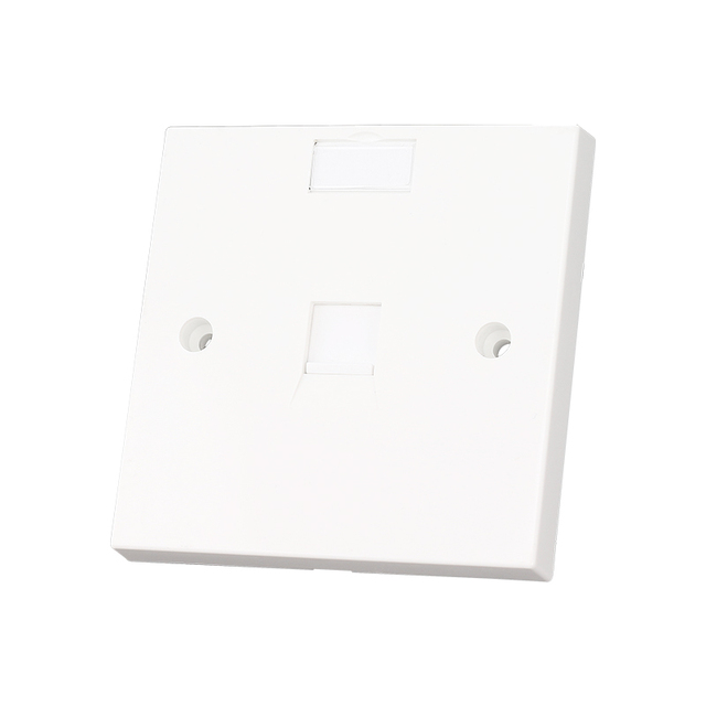 Wall plate ABS Face Plate Cat.6 RJ45 Socket Single Port 86*86 Classic Type