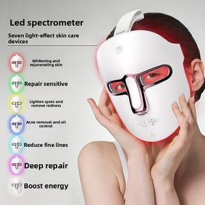 270 LED ลูกปัดโฟตอนมาส์ก 7 สีต่อต้านริ้วรอยไวท์เทนนิ่งมอยเจอร์ไรเซอร์รักษาสิวรูขุมขนกระชับผิวโฮมออฟฟิศ - Product Image 5