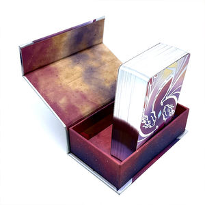 Cartes de <span class=keywords><strong>Tarot</strong></span> Aube Dorée pour les Couples Meilleure Vente en Gros en Couleur Violet Magique Amour Brillant - Product Image 2