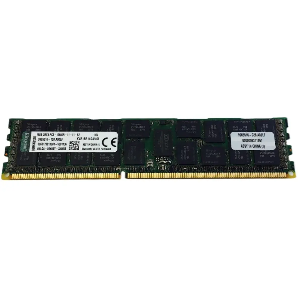 RAM/16 16GB DDR3 1600MHz ECC REG 2RX4 RAM PC3-12800R untuk Memori Server Kingston Bekerja Sangat Cepat Pengiriman Kualitas Tinggi