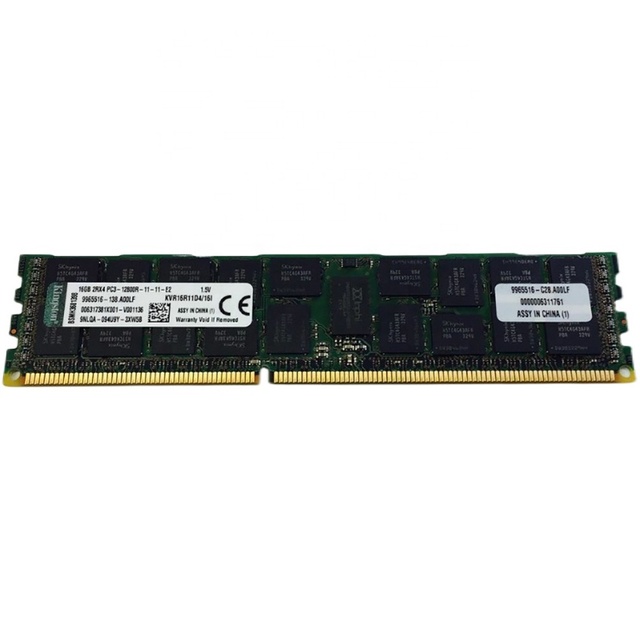 KVR16R11D4/16 16GB DDR3 1600MHz ECC REG 2RX4 PC3-12800R RAM for Kingston Server Memory Works Perfectly Fast Ship High Quality