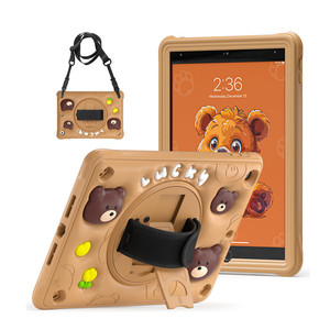 Sang Trọng Trường Hợp Đối Với <span class=keywords><strong>iPad</strong></span> 9th/8th/7th <span class=keywords><strong>iPad</strong></span> 10.2 2021 Chống Sốc Xử Lý Chân Đế EVA Dễ Thương Trẻ Em Tự Làm Phim Hoạt Hình Máy Tính Bảng Bìa - Product Image 2