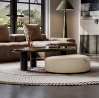 Nouvelle table basse minimaliste italienne pour salon et usage domestique