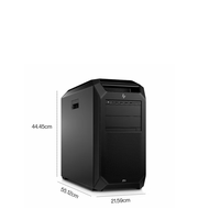 Ordinateur de travail graphique HP Z8G5 Tower avec processeur Xeon 4510*2, 32 Go de RAM, SSD 512 Go + 2 To, carte graphique A1000-8G, emballage d'origine