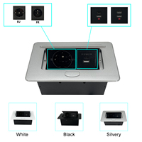 Meubles de bureau intelligents prise de courant de table charge rapide USB type C bureau caché chargeur sans fil prise de courant