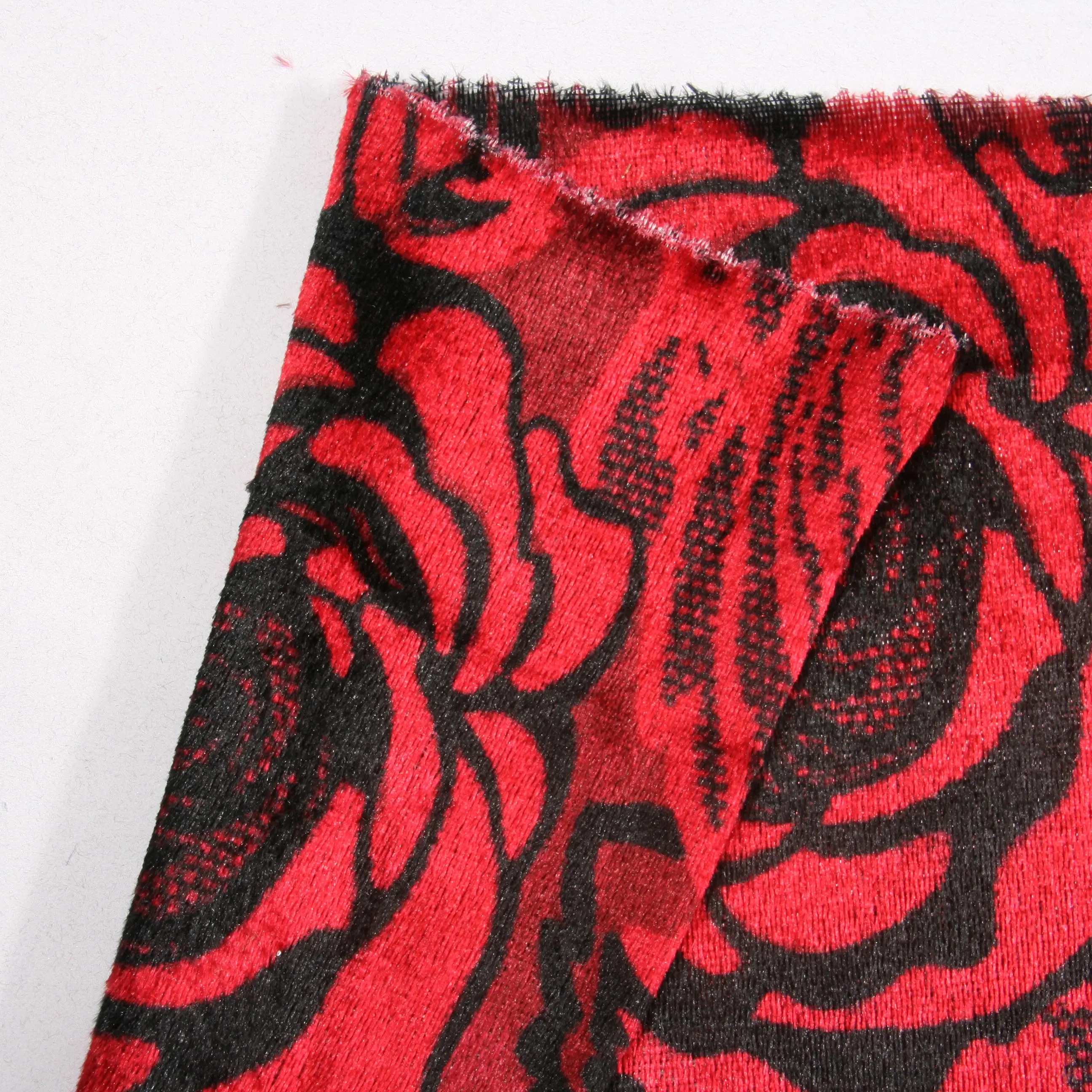 Sıcak satış 100 polyester kanepe kumaşı kadife baskılı kumaş tekstil