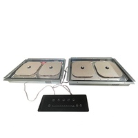 4구 인비저블 쿠커 8000W 방향 전환 가능 인비저블 인덕션 쿡탑