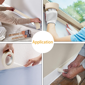 Nhà sản xuất bán buôn trắng vàng UV kháng chất lượng cao giá cả hợp lý màu <span class=keywords><strong>masking</strong></span> <span class=keywords><strong>tape</strong></span> - Product Image 3