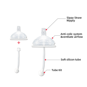 Bouteille en Silicone pour bébé, calibre Standard, en Latex sans BPA, liquide, anneau de dentition, lait, <span class=keywords><strong>mamelon</strong></span> de bébé - Product Image 6