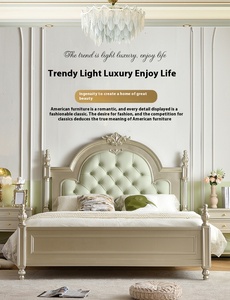 Ensemble de meubles de chambre à coucher de luxe au design moderne, <span class=keywords><strong>lit</strong></span> double avec rangement 180x200cm, tête de <span class=keywords><strong>lit</strong></span> capitonnée en cuir de haute qualité et confortable - Product Image 6