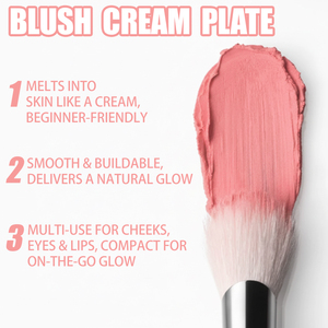 Rubor Vegano Portátil al por Mayor con Logotipo Personalizado, 4 Colores, Rubor Hidratante Mezclable <span class=keywords><strong>para</strong></span> Todo Tipo de <span class=keywords><strong>Piel</strong></span> - Product Image 4