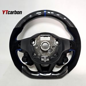 YTcarbon para <span class=keywords><strong>Arteon</strong></span> CC GTE GTD GTS <span class=keywords><strong>R</strong></span>-line Racing Style R8 Switch Custom Real Carbon Fiber Paddle Shifter LED Volante - Product Image 2