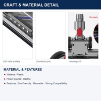 Compatible avec les têtes de nettoyage à rouleaux souples Dyson V7 V8 V10 V11 V15, brosse à poils doux pour sols avec éclairage LED, pièces de rechange pour aspirateur