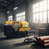 Scie à ruban horizontale automatique CNC 320 mm pour découpe de métaux, avec moteur – Meilleures ventes