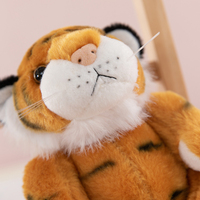 Porte-clés en peluche petit tigre du zodiaque, pendentif de sac à dos, figurine de poupée