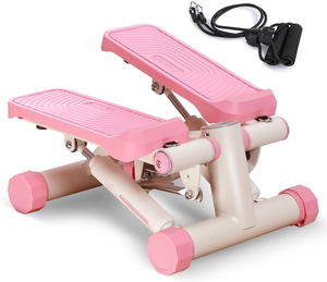 Palestra macchina Twist <span class=keywords><strong>Stepper</strong></span> con bande di resistenza di potenza con rosa - Product Image 1
