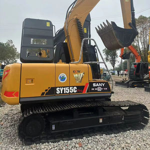 รถขุด Sany 155 มือสองสภาพดีเยี่ยม ขายดี รถก่อสร้างคุณภาพเยี่ยม เครื่องยนต์ เกียร์ ปั๊ม รุ่นปี 2022 ความจุบุ้งกี๋ 0.75 ลบ.ม. ราคาถูก - Product Image 1
