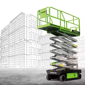 जूसोमलियन 12 मीटर कैंची लिफ्ट समाधान आदमी लिफ्ट zs1012hd हवाई कार्य मंच 12 मीटर स्व-चालित कैंची लिफ्ट - Product Image 5