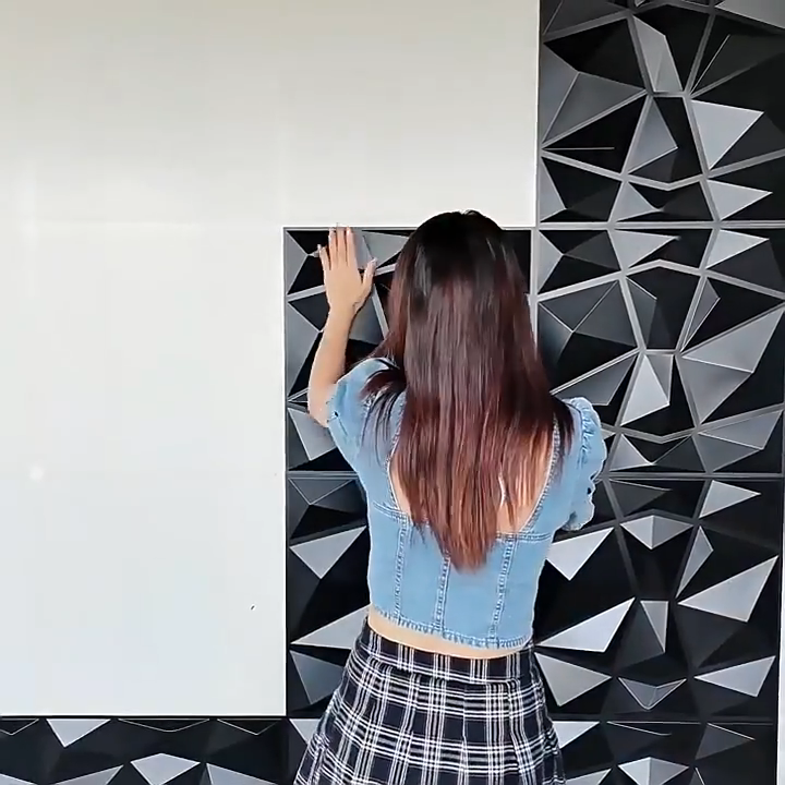 Eco-friendly PVC Board Durable 3D Decorative Wall Panels