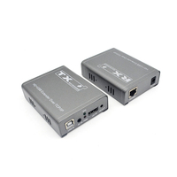 Xput TCP IP HDMI KVM Extender sur CAT5e CAT6 Max 250M 1080P avec télécommande IR bidirectionnelle, clavier, souris, audio, vidéo et réseau USB
