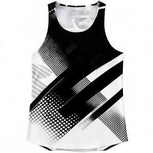 Débardeur de course unisexe personnalisé, multicolore, respirant, léger, à séchage rapide, sans coutures, pour entraînement et marathon - Product Image 6