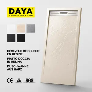 Facile installazione personalizzato piatto doccia piastrelle produtori piatti doccia gel rivestito doccia base bagno piatto doccia lineare