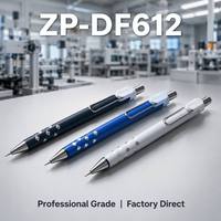ZHUOPIN ZP-DF612 Lápiz Mecánico de Aleación de Aluminio de 0.5mm con Logotipo Personalizado, Embrague de Tres Mordazas Profesional para Dibujo, Venta al por Mayor