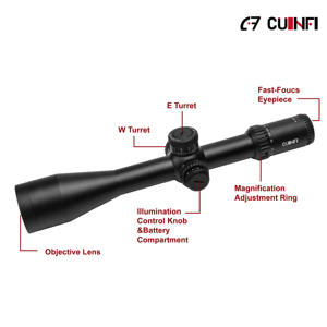 Cuinfi 5-30x56 FFP Taktisches Zielfernrohr für große Reichweiten mit japanischem ED-Glas, Absehen, 34mm Tubus, Zero-Stop, Jagdoptik - Product Image 2