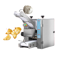 Machine automatique à fabriquer des enveloppes de raviolis, machine à samosas, machine à former des peaux de wontons pour usage commercial en boulangerie et restaurant
