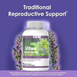 Capsules OEM ODM de Vitex Agnus-Castus Gélules de Gattilier Complément d'Extrait pour l'Équilibre Hormonal Féminin - Product Image 3