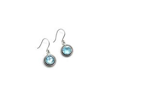 Pendientes de Plata con Topacio Azul Natural, Joyería Artesanal Hecha a Mano, Plata de Ley 925, Joyería Fina Boho para Mujer, Suministro al por Mayor - Product Image 2