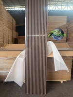 Paneles Acústicos de Madera MDF Modernos de Alta Calidad, Paneles de Pared con Listones de Madera, Insonorizantes, Ecológicos e Ignífugos para Oficinas y Salas de Conferencias