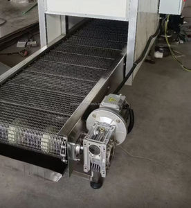 Thực phẩm cấp nặng băng tải xoắn ốc dây thép không gỉ lưới 304 316 Lò nướng bánh Pizza vành đai băng tải lưới kim loại - Product Image 2