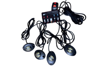 <span class=keywords><strong>Kit</strong></span> de Luces Estroboscópicas LED Universales Ocultas, Luz de Advertencia de Emergencia de Montaje en Superficie, Luz Intermitente para Parrilla Delantera - Product Image 1