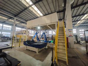 BBET صناعة السيارات قائمة مفتوحة الإطار روبوت قواطع المياه النفاثة مع طاولة عمل ثابتة - Product Image 3