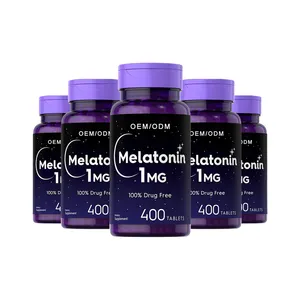 Melatonina 5mg con Tagara Suplemento para dormir para mejorar la calidad del sueño, pastillas para dormir para aliviar el estrés Tabletas avanzadas de melatonina