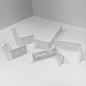 Accessoires de rideaux motorisés électriques en gros Rails en S de couleur blanche Support mural à rail unique - Product Image 1