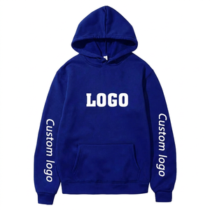 Sweat à capuche polaire personnalisé pour homme avec logo, motif écossais, poche kangourou, broderie, tissu respirant 360g - Multicolore Décontracté - Product Image 2