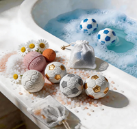 S&Soak Fournitures de spa bio personnalisables à marque privée, bombes de bain rondes, boules de douche, vente en gros