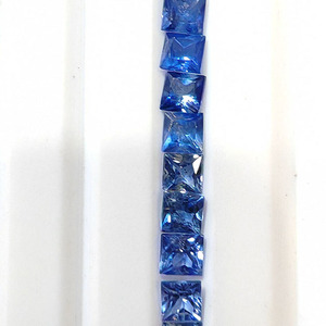 Piedras Preciosas de Zafiro Azul Natural, Corte Brillante Redondo Facetado, Calibradas y Sueltas para Joyería - Product Image 4