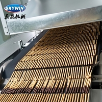 Machine industrielle pour la production de bâtonnets de chocolat et de biscuits, ligne de production de biscuits en forme de doigt