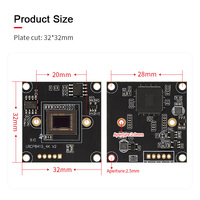 Módulo de Cámara Industrial de 8MP Imx415, 32x32mm, 2.4mm, 120 Grados sin Distorsión, USB, 4K UVC, Mini HD de Alta Calidad, Montaje M12