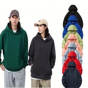 Wholesale 600gsm Cotton Polyester Oversized <b>Drop</b> Shoulder Heavyweight Blank Fleece High Quality Hoodies - Product Image 1